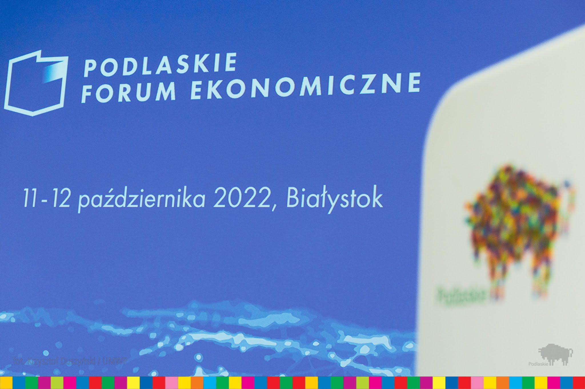 baner reklamujący podlaskie forum ekonomiczne 2022